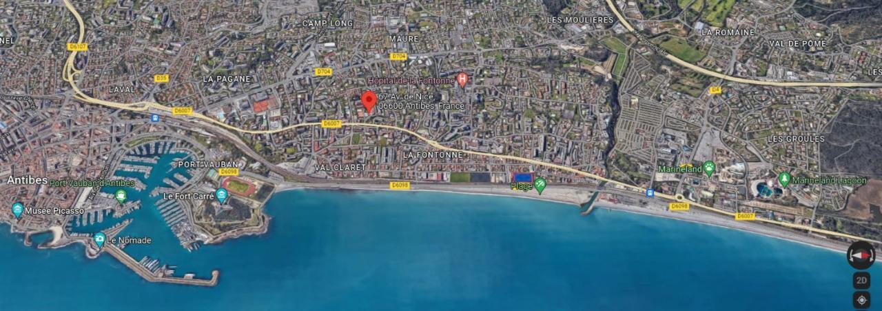 Antibes Secured Parc Velusine With Private Parking, Terrace, Pools And Tennis Courts. Exterior foto